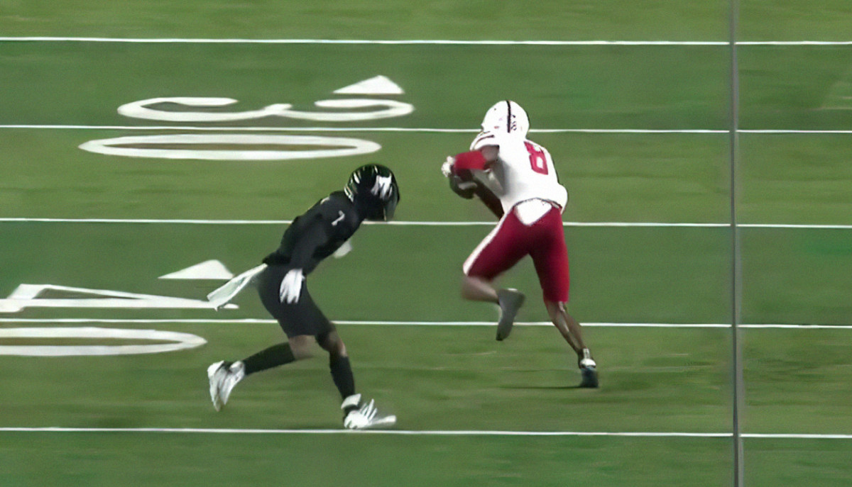 Myles Farmer interception screen grab
